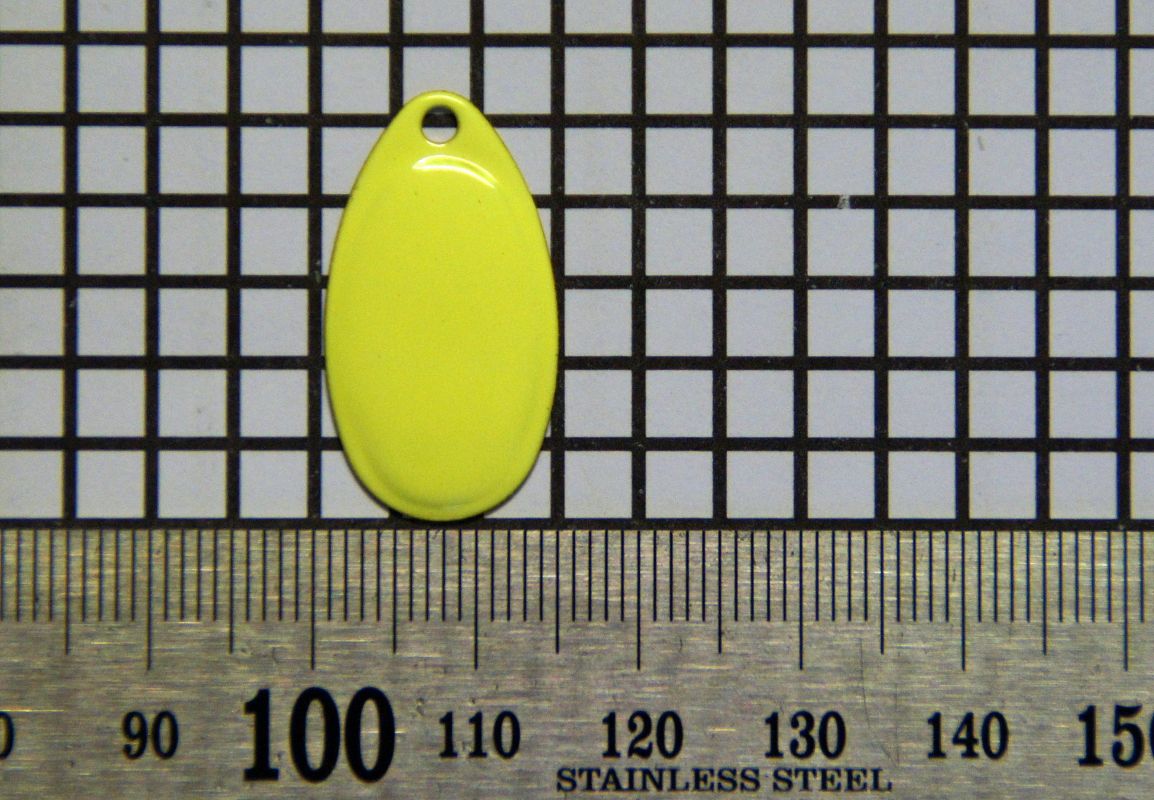 Křidélko díl lístek třpytka - Křidélko FRENCH velikost 2, žlutá