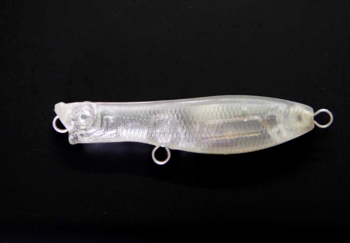 Wobler pop plast nebarvený polotovar přívlač nástraha