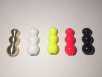 Tělo váleček díl třpytka nástraha | Tělo housenka 14mm x 6mm, mosaz, Tělo housenka 14mm x 6mm, černá